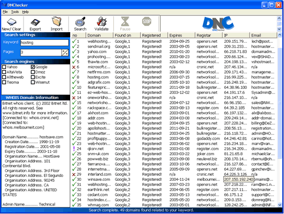 DNChecker Pro Screenshot